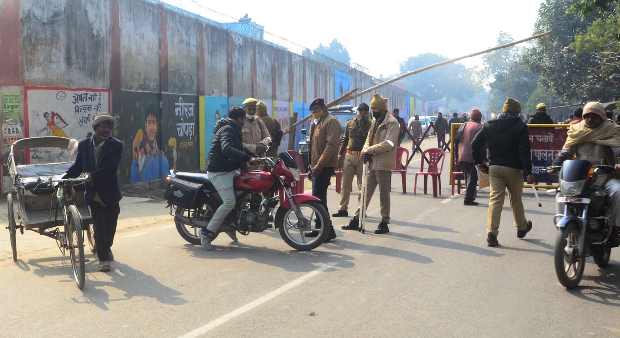 Barriers wherever they came out, people upset due to route divert