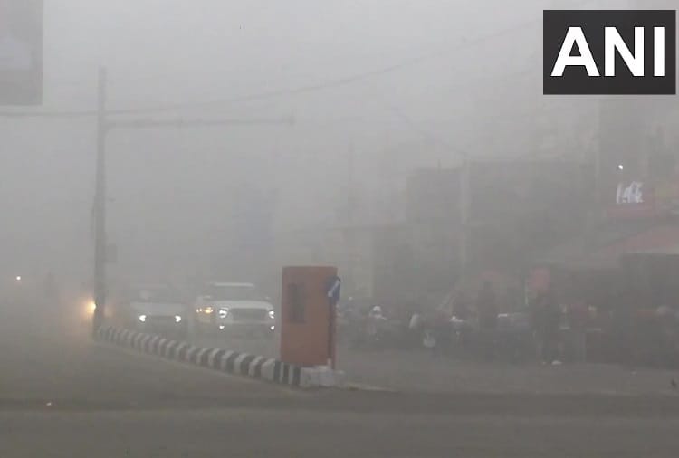 thick layer of fog engulfs Ludhiana resulting in reduced visibility