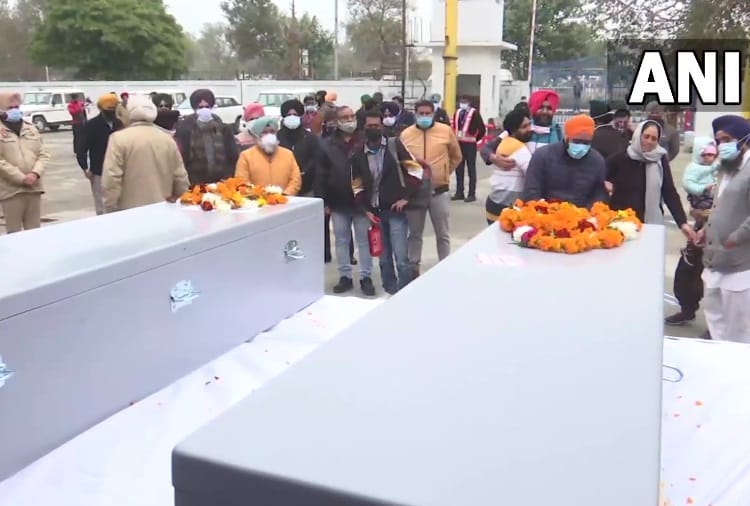 Bodies of the two Indians who lost their lives in Abu Dhabi fire incident reach Amritsar