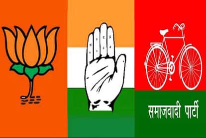 भाजपा, कांग्रेस और सपा के चुनाव चिन्ह