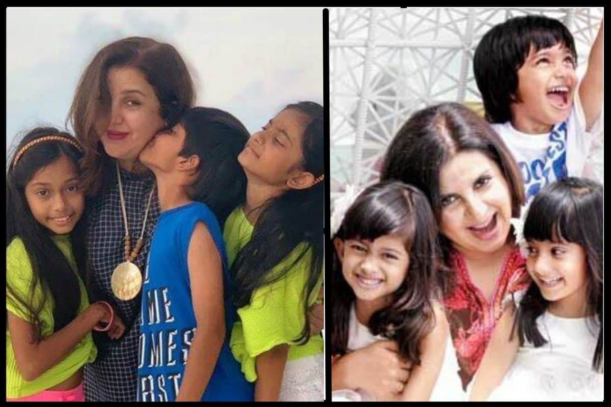 farah khan breaks plates with kids following a greek tradition users says total waste of money
