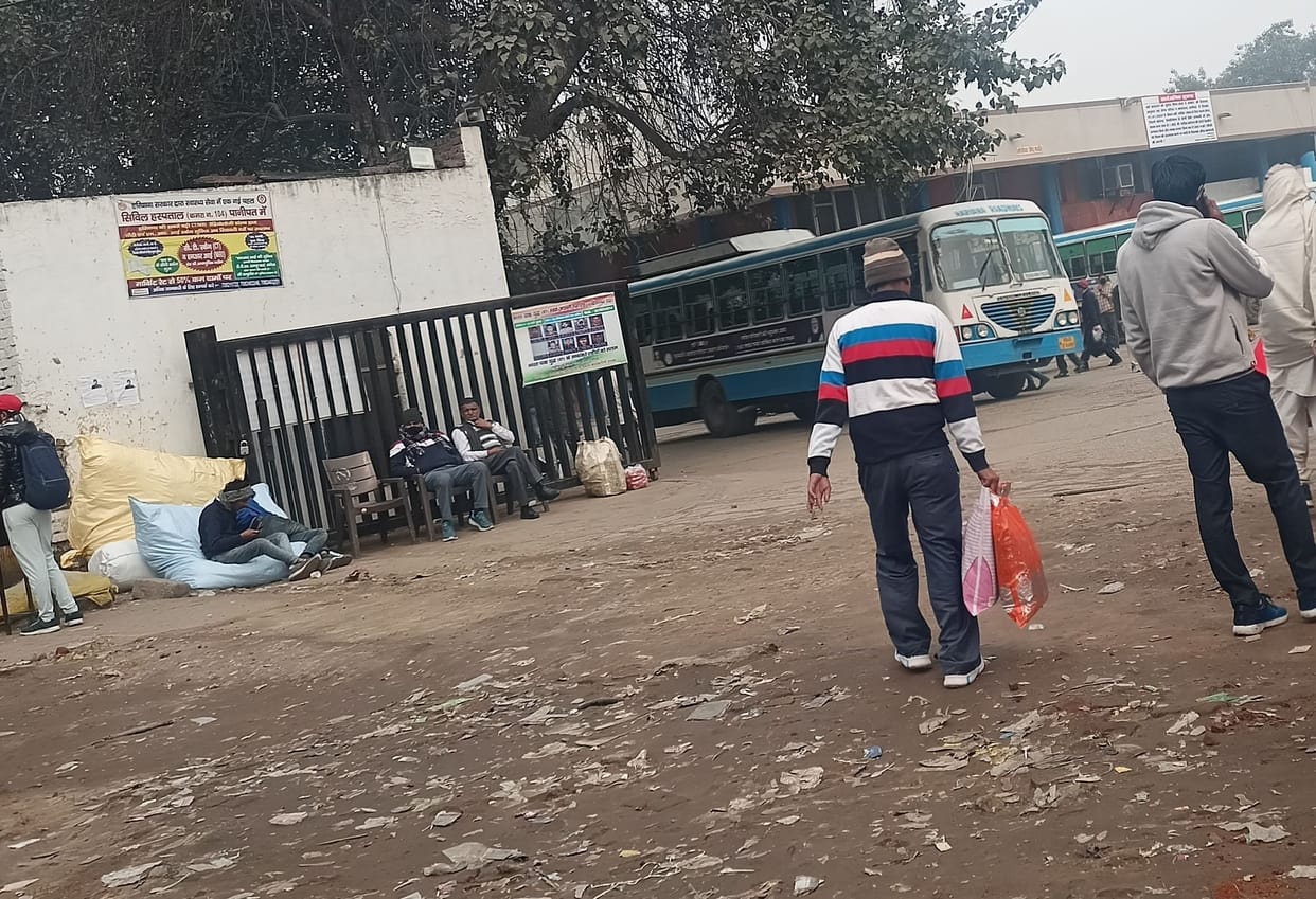Construction of second gate of bus depot completed