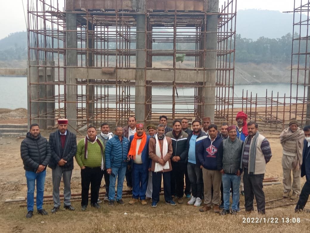 MLA inspected Kutbangad drinking water scheme