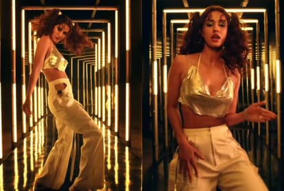 Disha Patani grooving dance on the song Yeh Kaali Kaali Aankhen remix version
