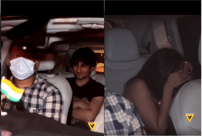 shweta tiwari daughter palak tiwari and saif ali khan son ibrahim ali khan Spotted in Bandra fans says Are they dating