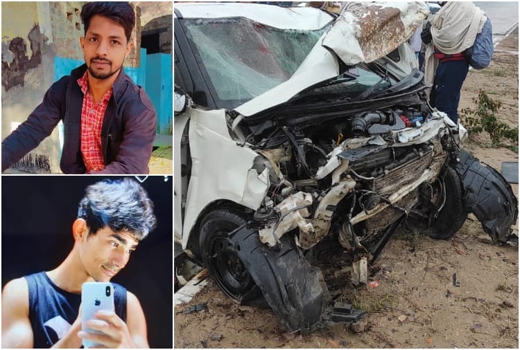 Two youths died in a car accident in sonipat of Haryana