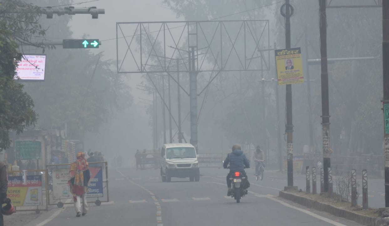 Fog troubled in the morning, relief from the sun in the afternoon