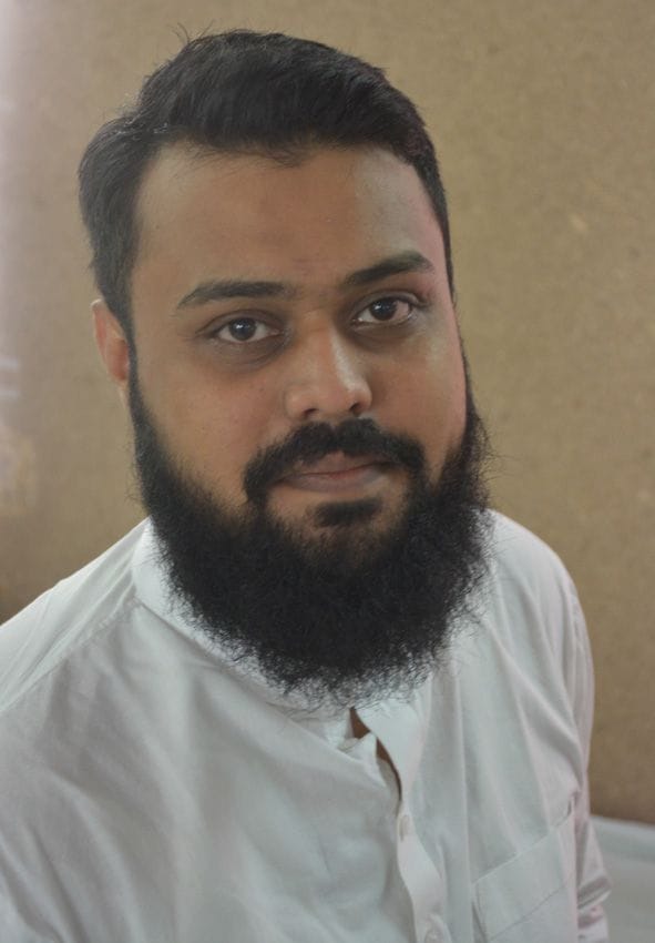 Congress candidate Salman Imtiaz District Badar, notice pasted