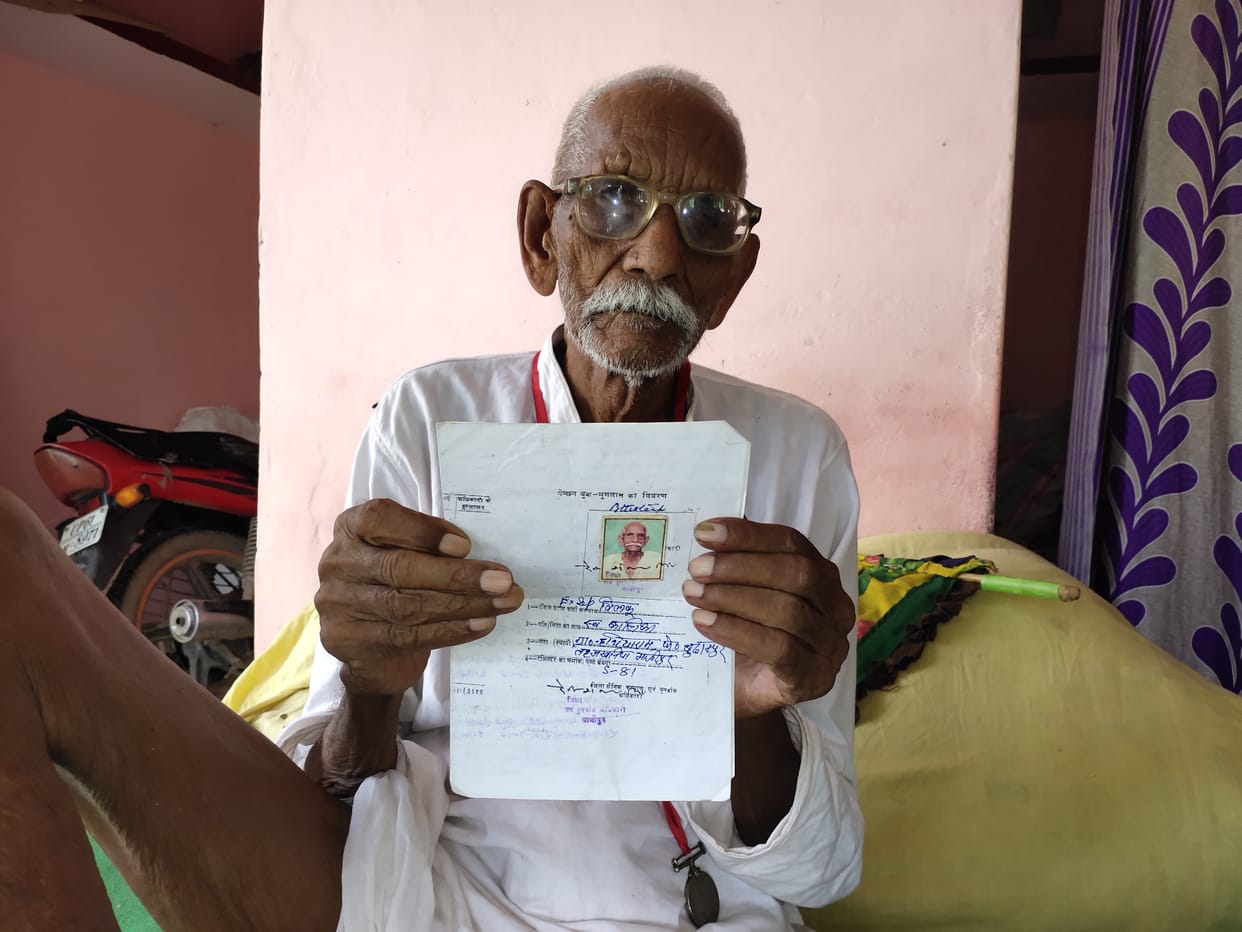 Tilak Prajapati was a postman in Azad Hind Fauj