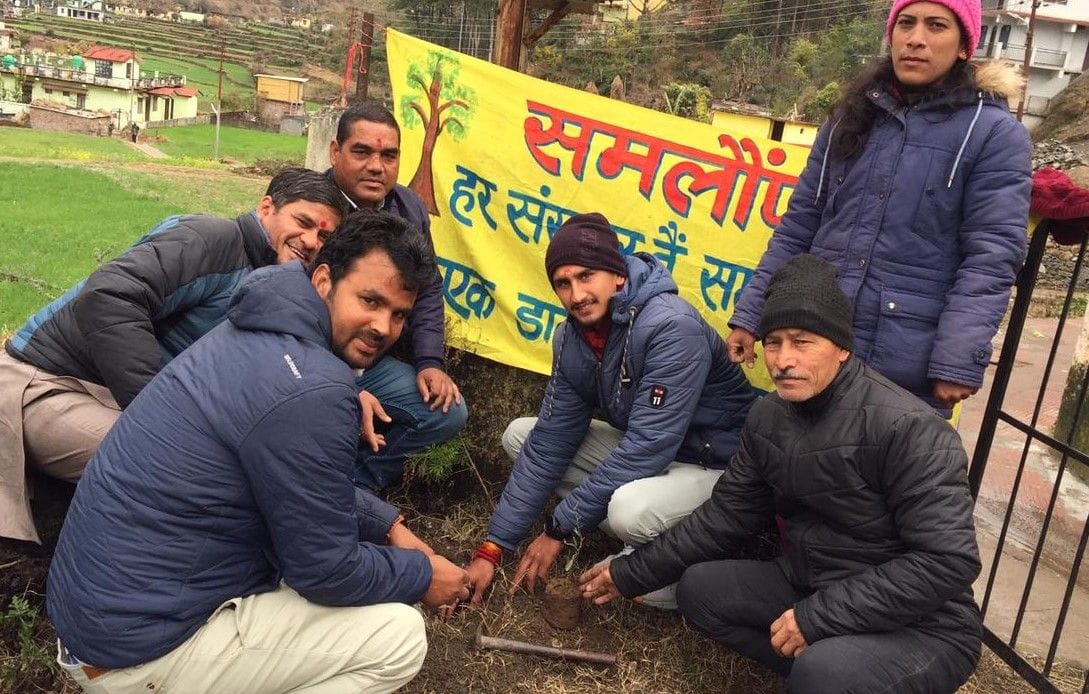 Plantation done under Samlaun campaign