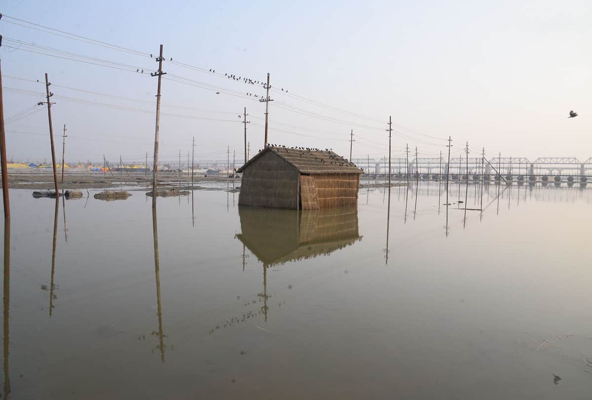 Magh Mela: Water in the camps after cutting, swamp, Kalpwasi in all-round troubles