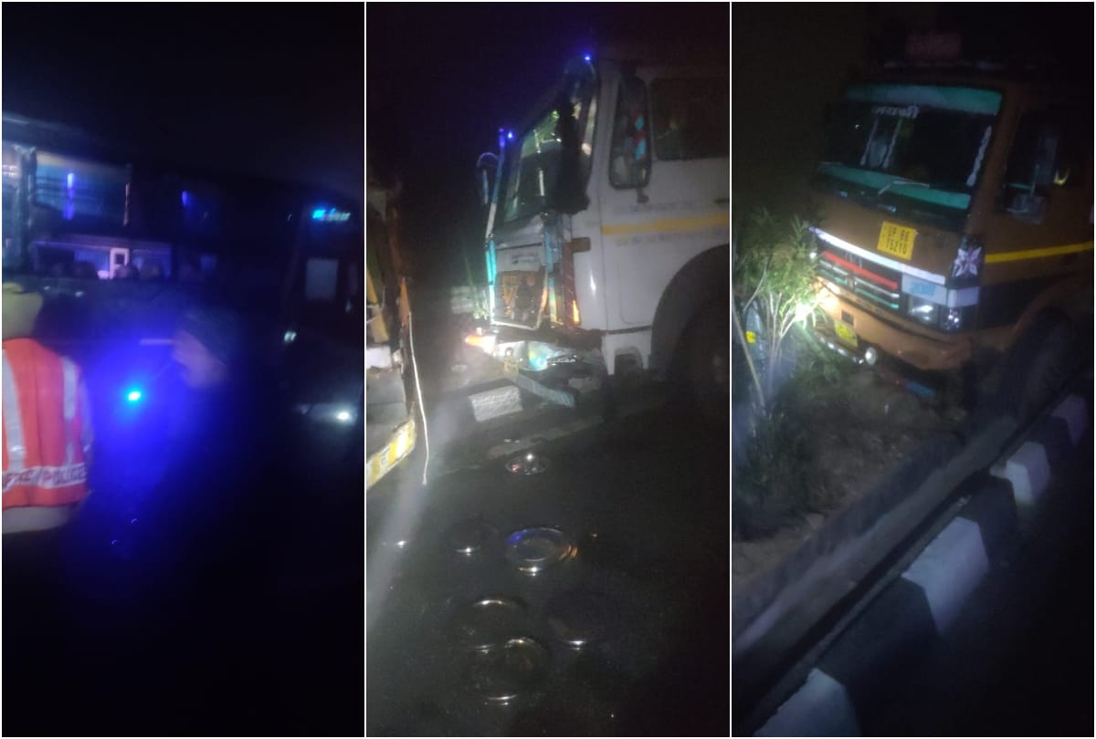 Five vehicles collided on Agra-Lucknow Expressway due to fog