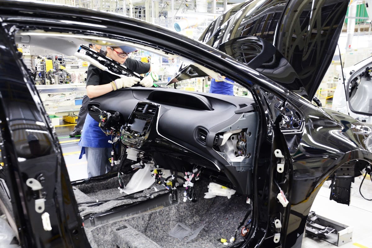 toyota car manufacturing plant in japan halts operations due to system glitch