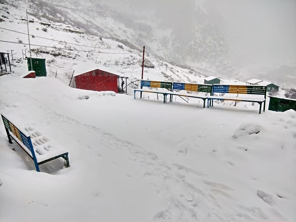 Snowfall in Vyas Vally Pithauragarh