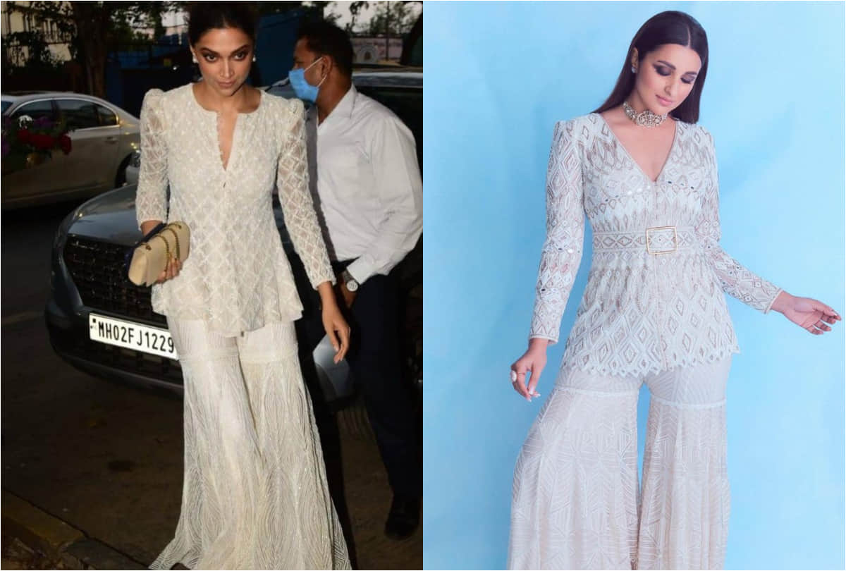 parineeti chopra and deepika padukone wear ivory shade sharara set who looks better