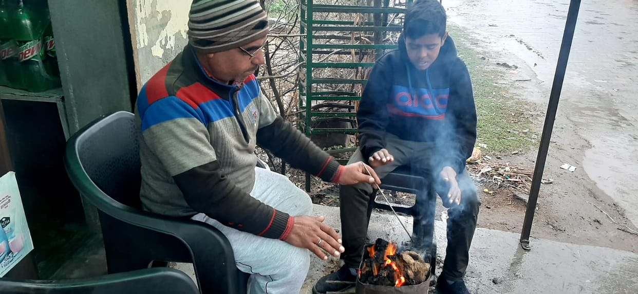 Weather changed due to drizzle, increased cold