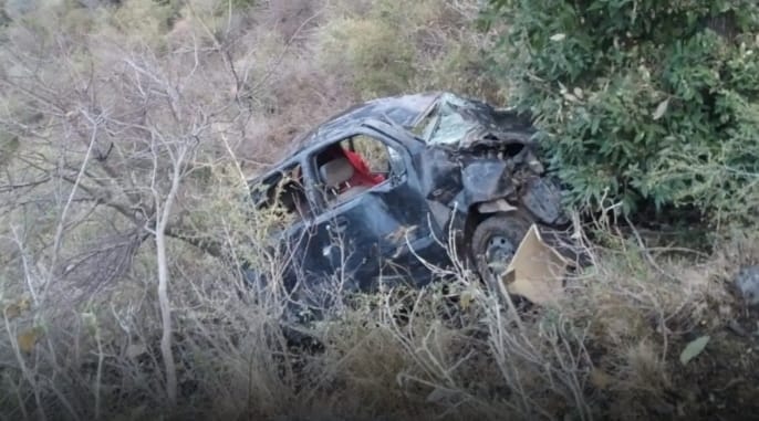 in renuka kotidhimaan road ex pradhan of kotidhimaan panchyat died in car accident
