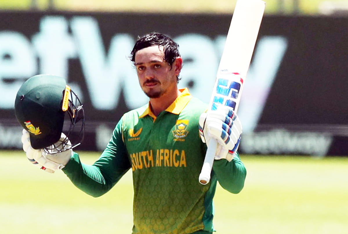 IND vs SA: Quinton de Kock, who scored a century against India in 3rd ODI, broke Adam Gilchrist's record, also equalled Steve Smith record