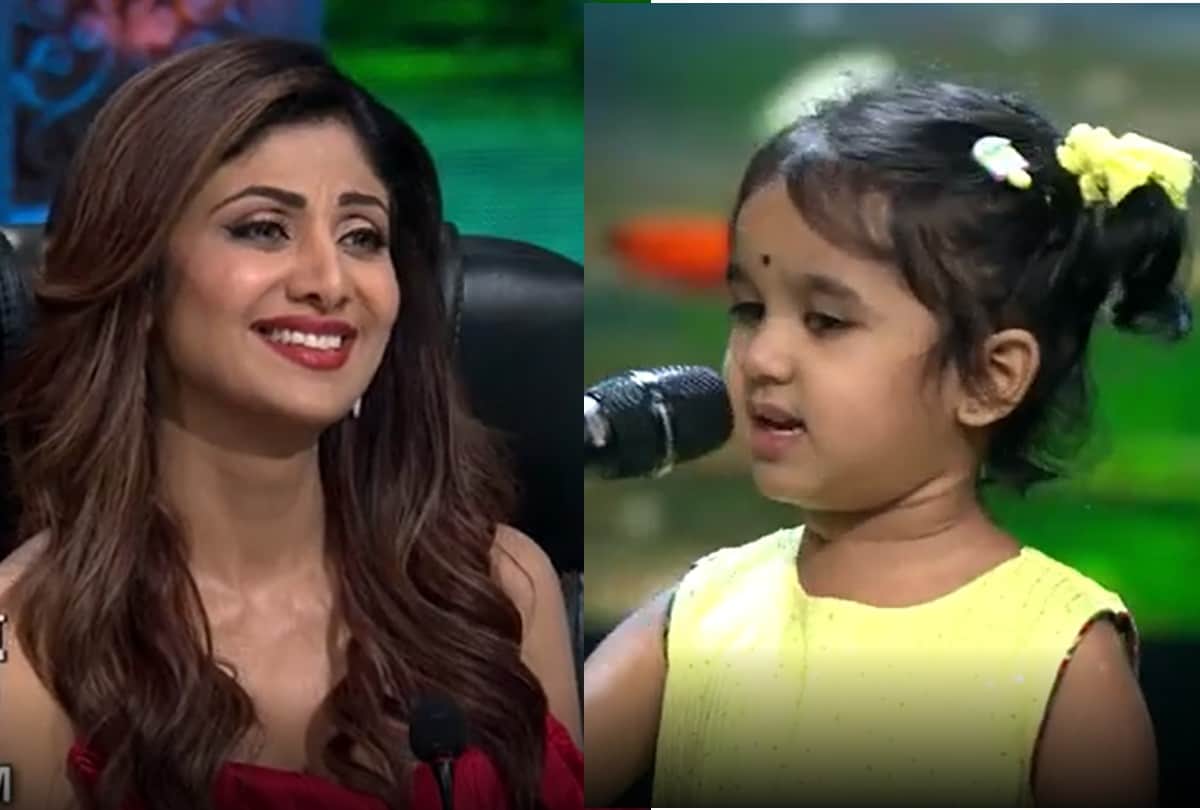 India Got Talent shilpa shetty gets goosebumps as five year old girl sings ghar more pardesiya with mom