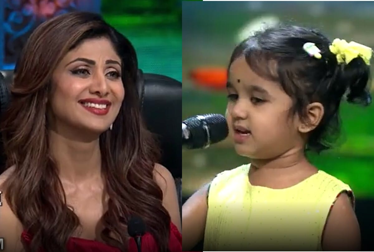 India Got Talent shilpa shetty gets goosebumps as five year old girl sings ghar more pardesiya with mom