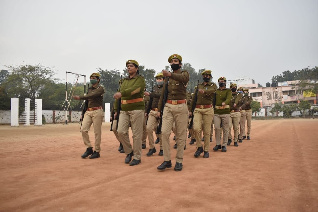 Mathura: Main rehearsal of parade in police line today, parade will be held on 26th