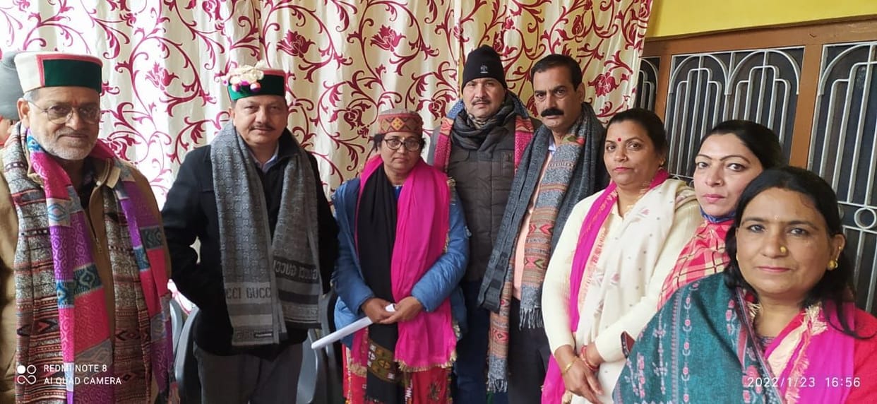 Former Vice President of NP Sujanpur joined Congress leaving BJP