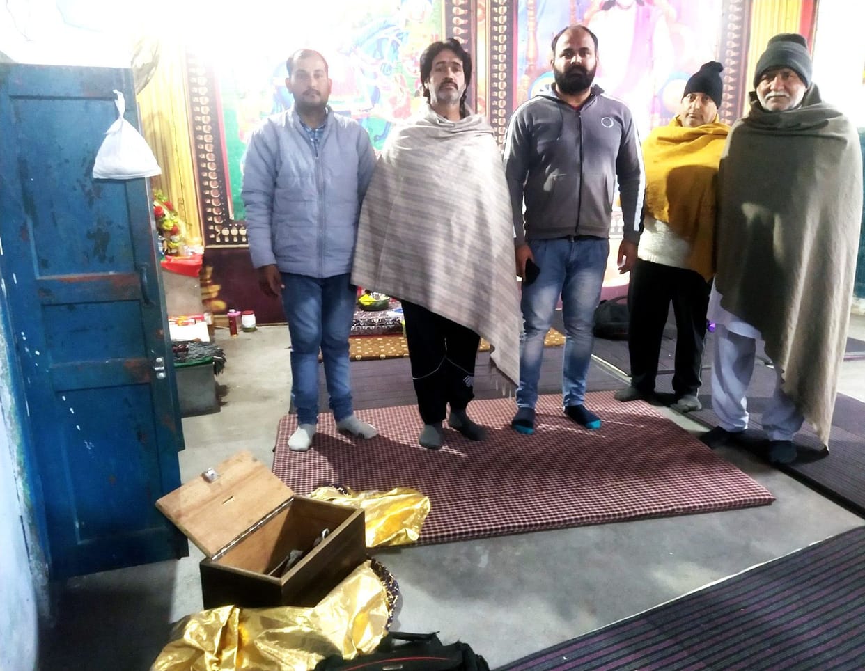 2 lakh rupees and silver coins stolen from religious place