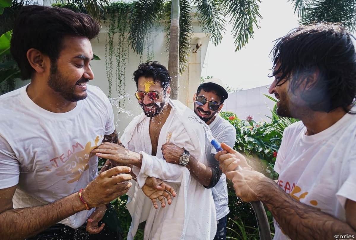 Wedding anniversary: Varun Dhawan shares unseen pictures of his haldi ceremony oh his first wedding anniversary