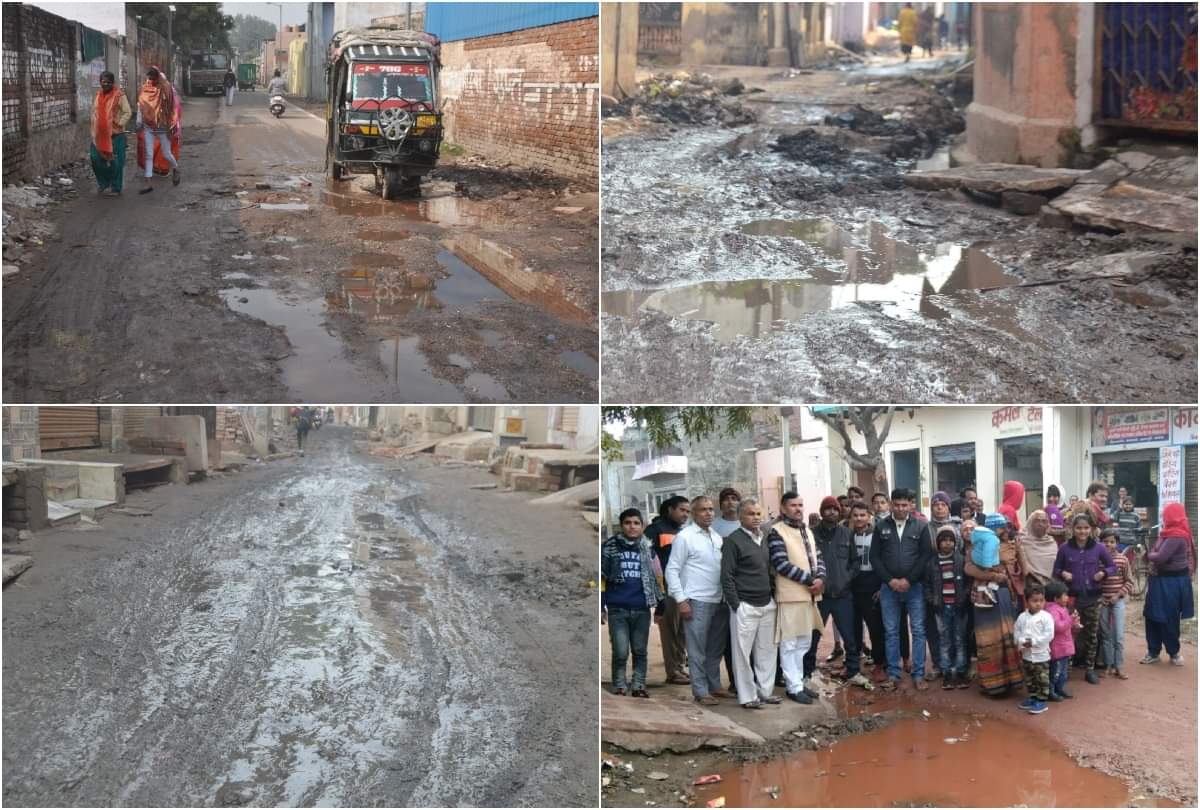 Three lakh people will walk through potholes and mud-filled roads to cast vote in Agra