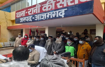 UPTET 2021 solver gang Azamgarh police arrested 22 accused  about 51 lakh rupees recovered