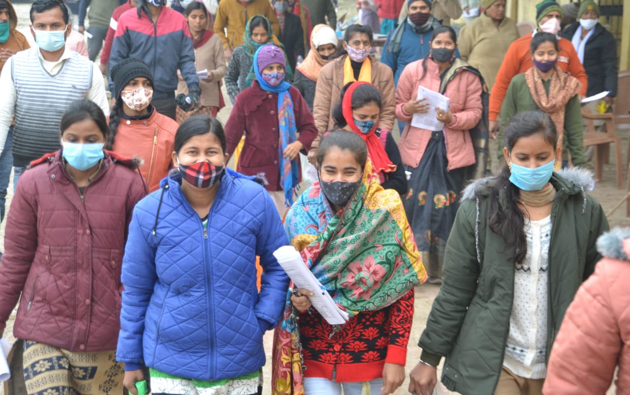 11918 candidates gave TET at 18 centers, 1239 left the exam in both the shifts