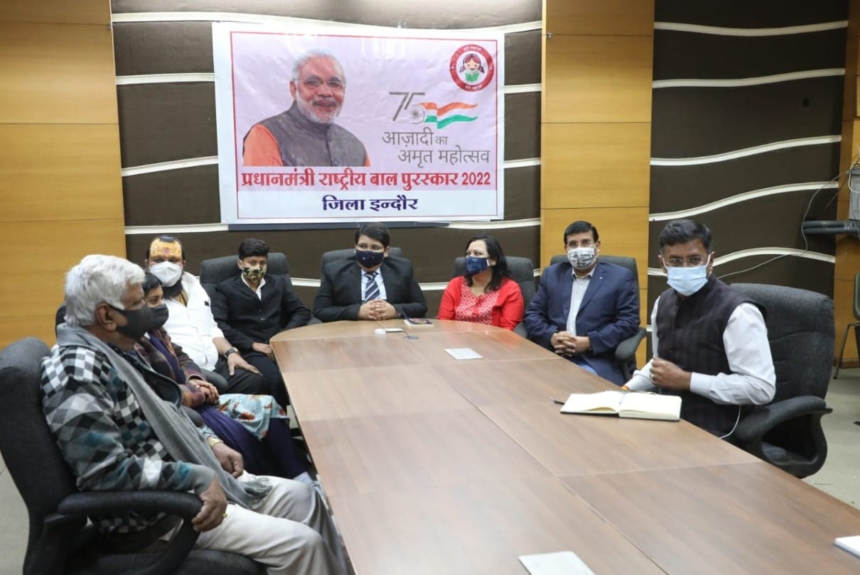 Indore: Avi and Palak got the Prime Minister's National Children's Award, PM asked Avi - is there any specialty in the water of MP, which there are so many talented children