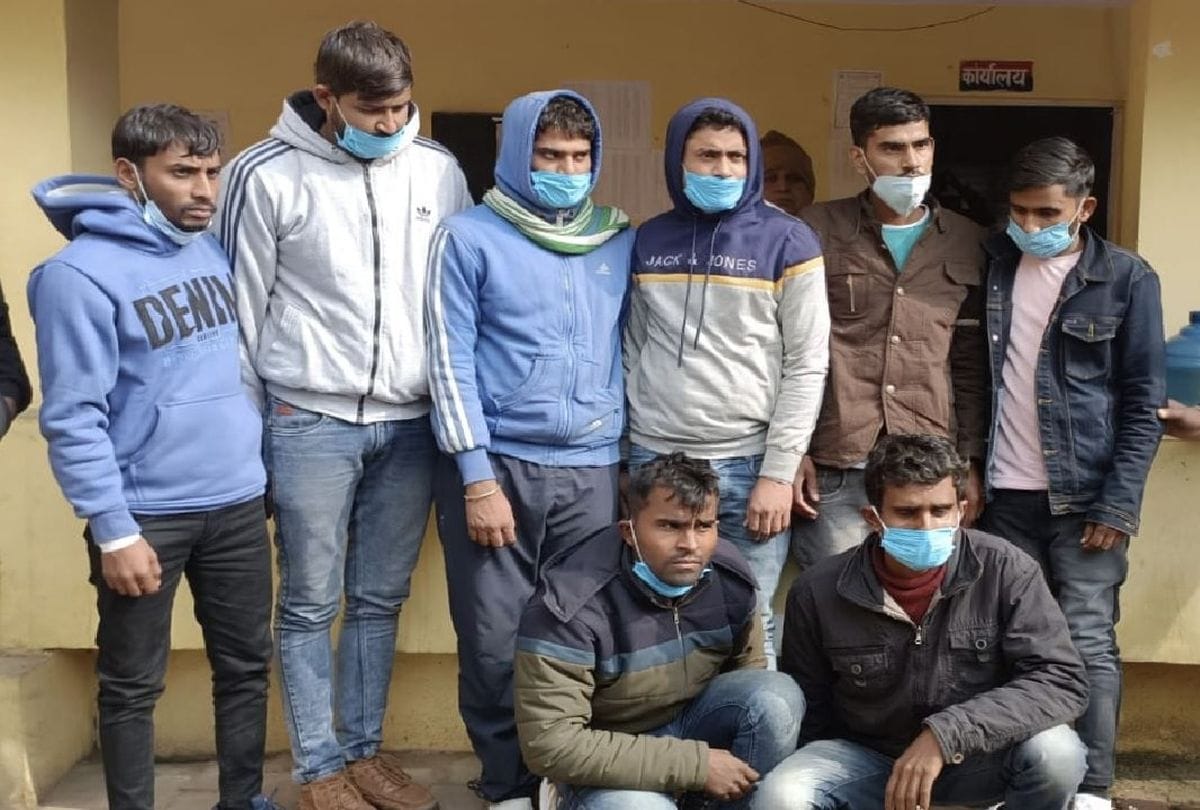 Uptet exam firozabad police arrests eight solver gang member crime news