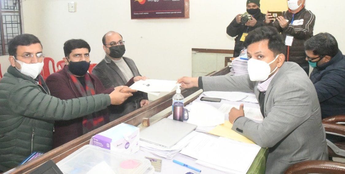 Four including BJP, BSP and AAP candidates filed nomination