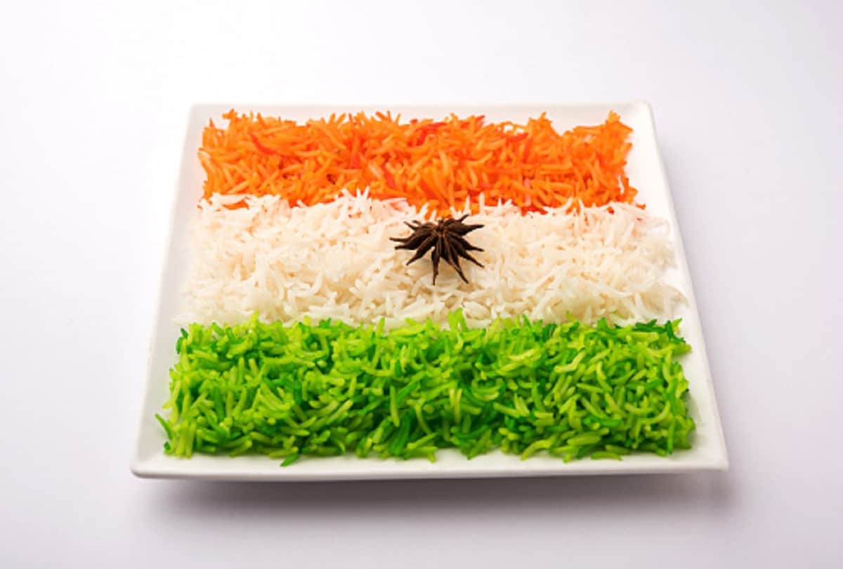 republic day 2022 recipe to make tricolour or tringa pulao