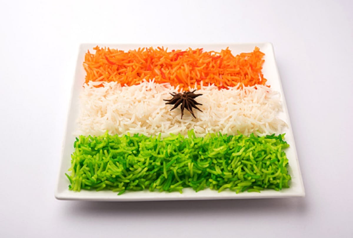 republic day 2022 recipe to make tricolour or tringa pulao