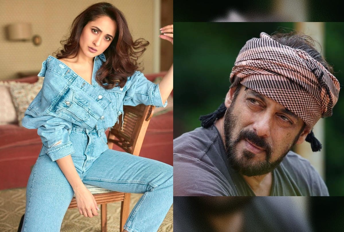 pragya jaiswal says she asked salman khan can i touch you when she first met him reveals his reaction