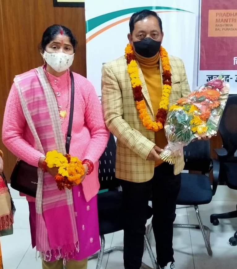 Prime Minister's National Children's Award to Shivam Rawat