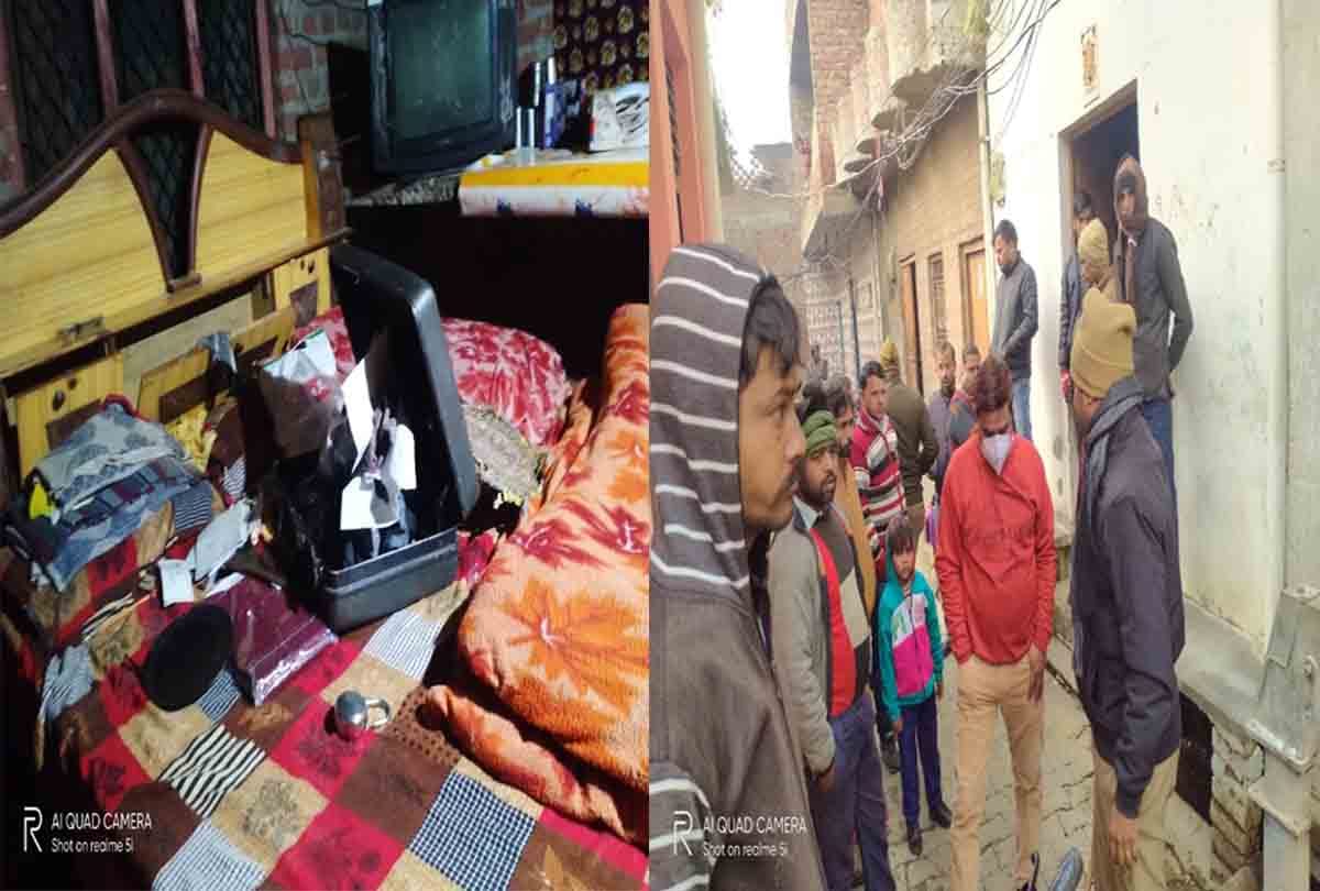 Farrukhabad: Theft of five lakhs by breaking the lock of Sarraf's house