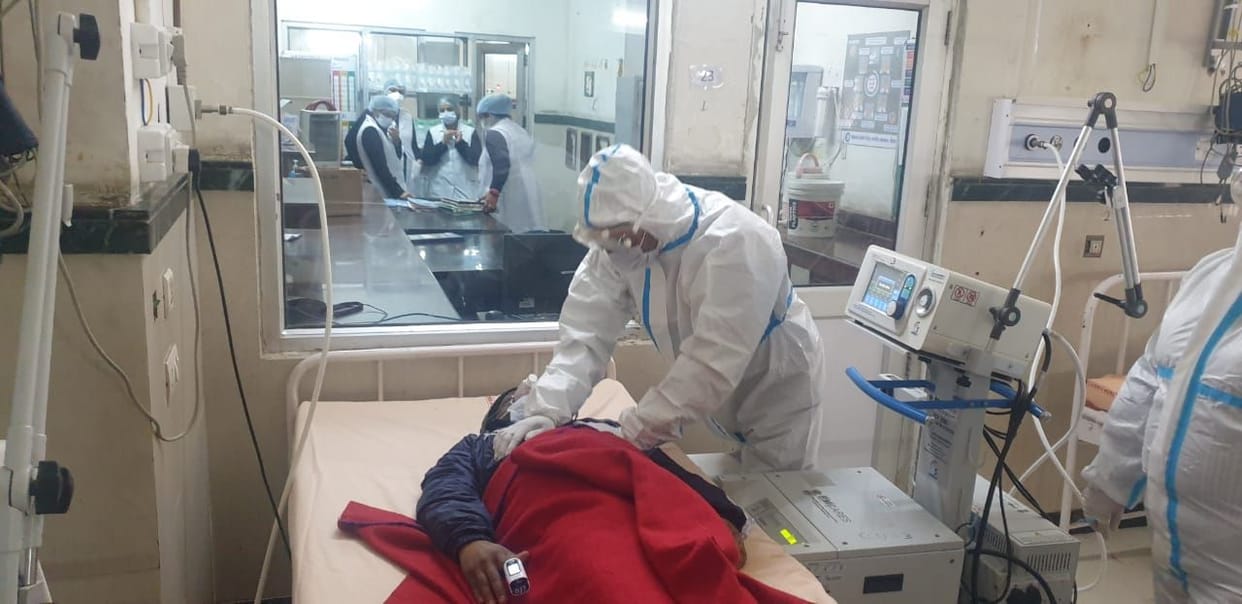 Mock drill: Ambulances ran with serious patients, doctors immediately took command