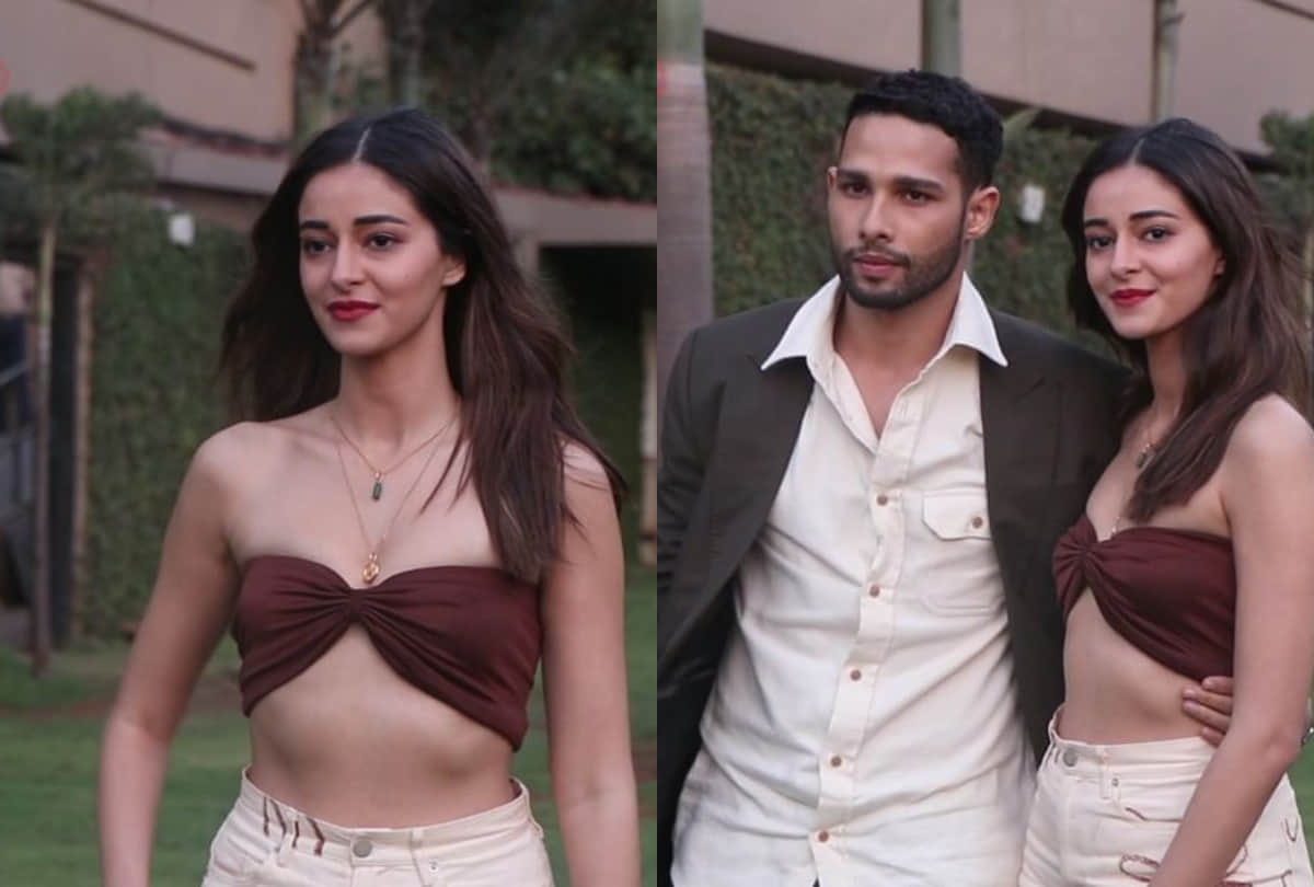 ananya panday tiny red dress worth 65k for film gehraiyaan promotion