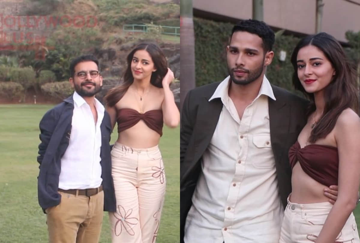 ananya panday freezing in bra top gehraiyaan promotion netizens troll
