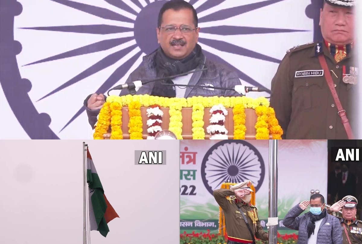 Delhi CM Kejriwal announce soon to do away covid restrictions in capital positivity reach 10 percent today in all Delhi govt office only ambedkar and bhagat singh photo