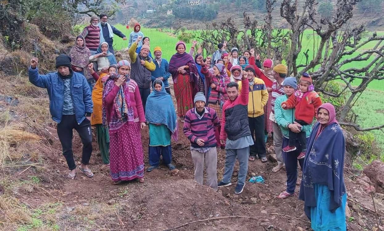 protest over Road