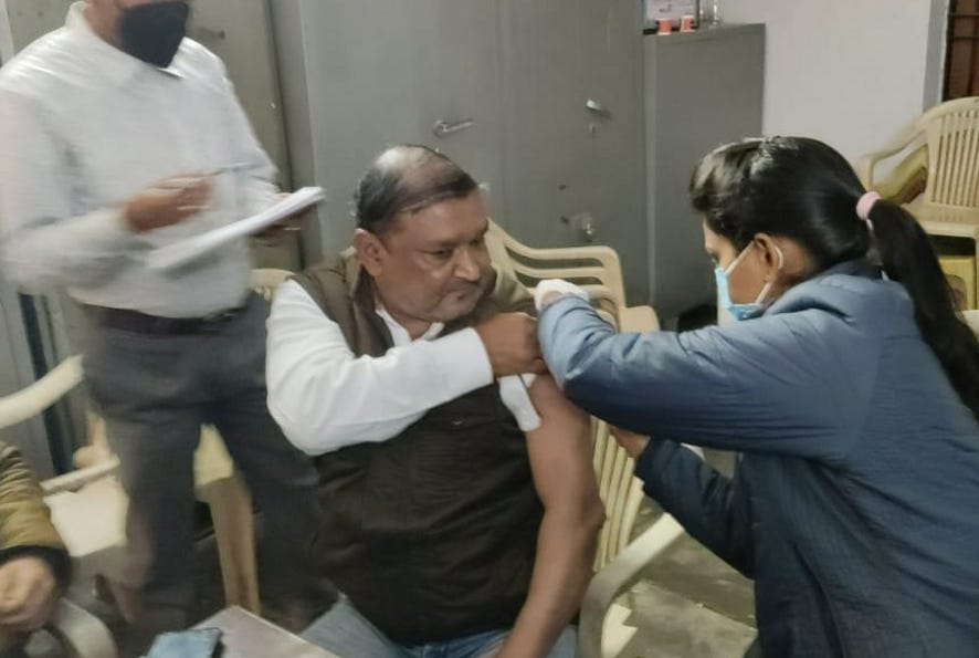Booster dose to 83 teachers engaged in election duty