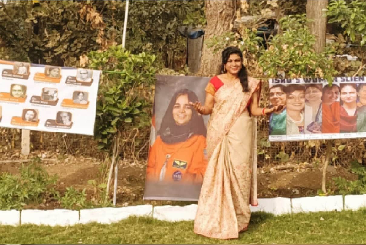Bhopal: Remembered the important contribution of Indian women in the scientific development of the country, made songs and posters