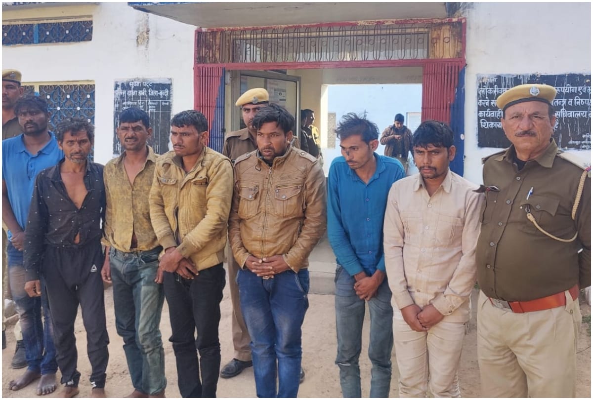 7 members of tractor thief Kanjar gang arrested in Bundi rajasthan