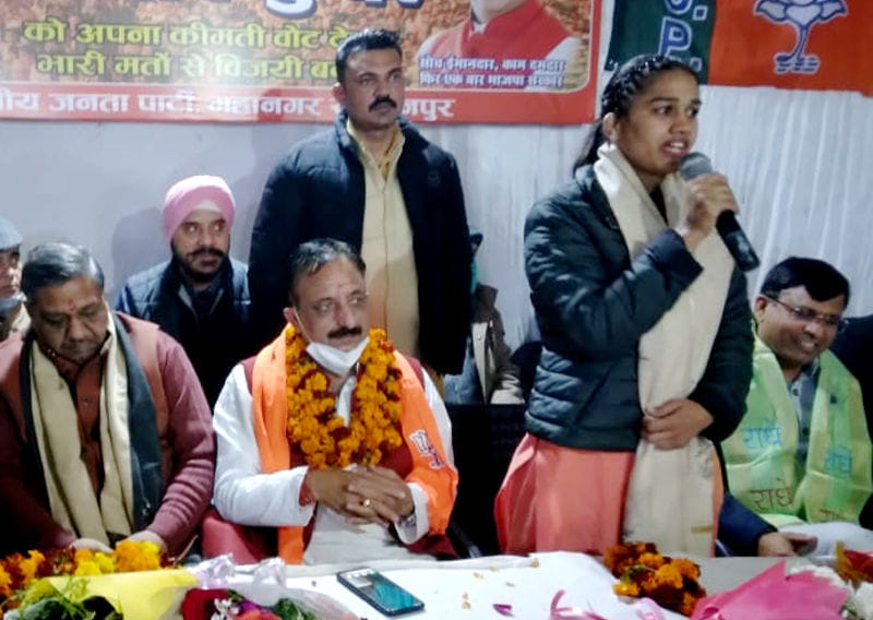Farmers with BJP, Yogi gave prosperity: Babita Phogat