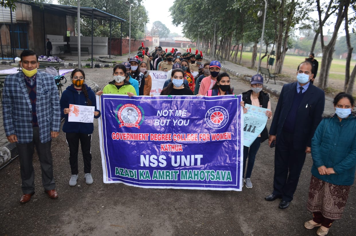 Made aware by taking out a rally towards women empowerment