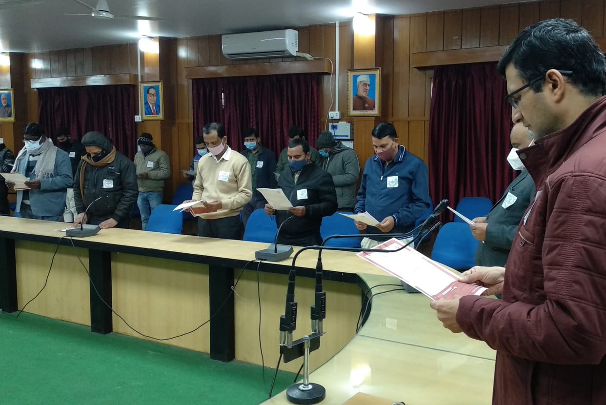 Oath administered to voters, made aware about voting